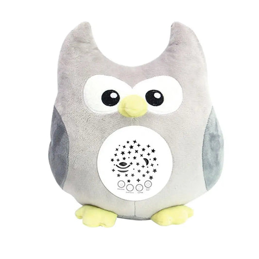 Kids Stuffed Sleep LED Baby Star Projector Toys Lamp Crib Soother Stuffed Animal Plush with Music Stars Light Child Toys for Kid